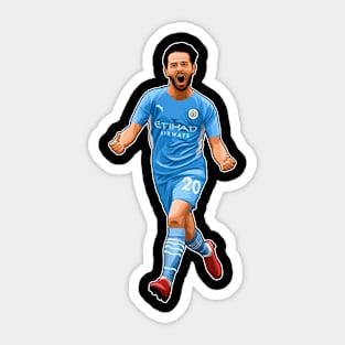 Bernardo Silva Score First Goals Sticker